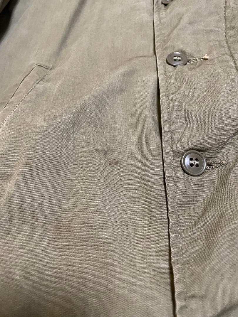 40s US NAVY N-4 デッキジャケット コの字【状態◎】