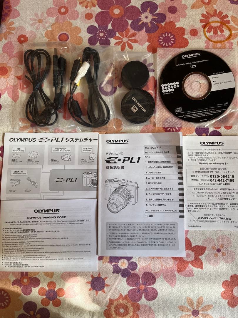 オリンパス　EPL1 購入時の付属品全て在ります
