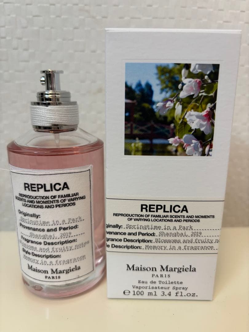 メゾンマルジェラ　レプリカ　スプリングタイムインアパーク　ほぼ未使用　100ml