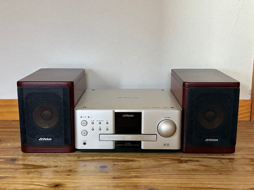 Victor JVC EX-AK1 ウッドコーン 美品 リモコンなし 動作品