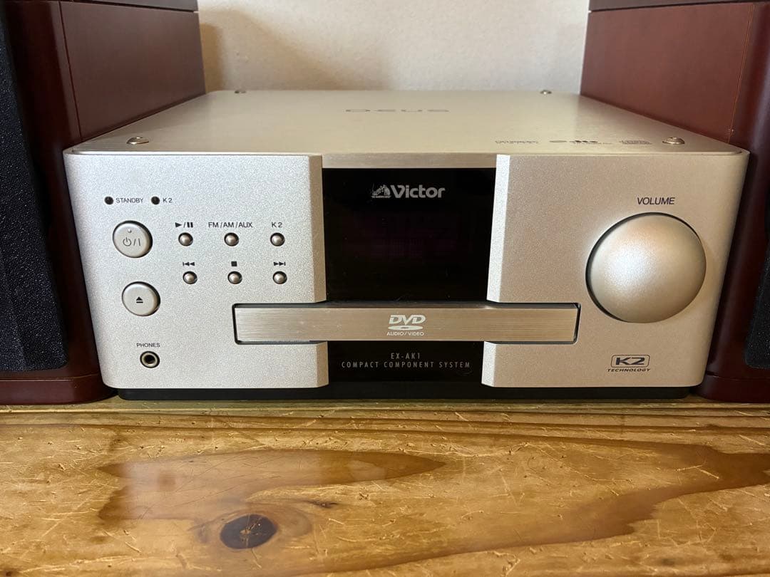Victor JVC EX-AK1 ウッドコーン 美品 リモコンなし 動作品