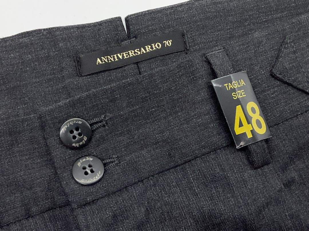 未使用 giab's ARCHIVIO 70周年GOLDライン スラックス 48