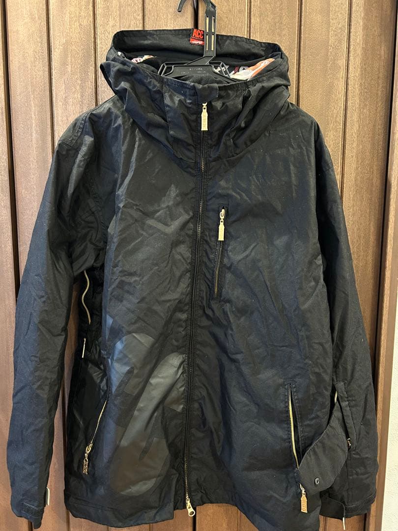 スノボウェア 上下セット メンズ ACC 黒 ピンク 派手 オシャレ