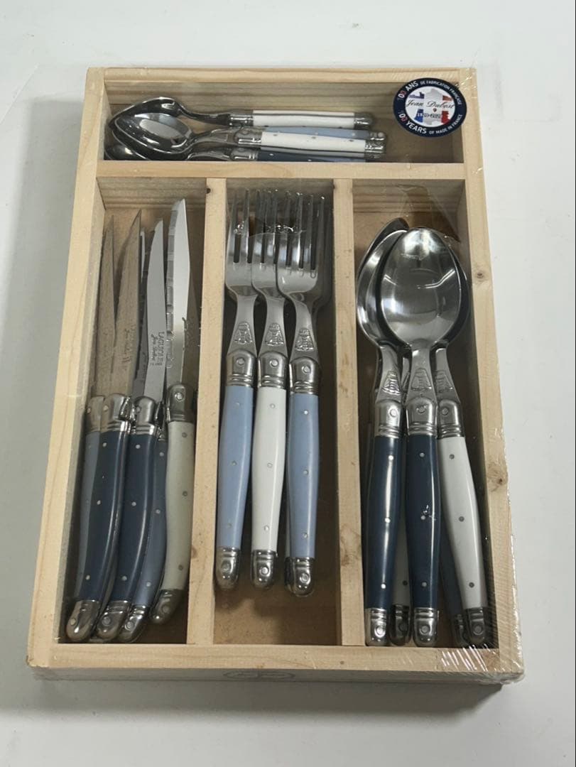 Laguiole カトラリーセット 24本 木箱付き ラギオール フランス製