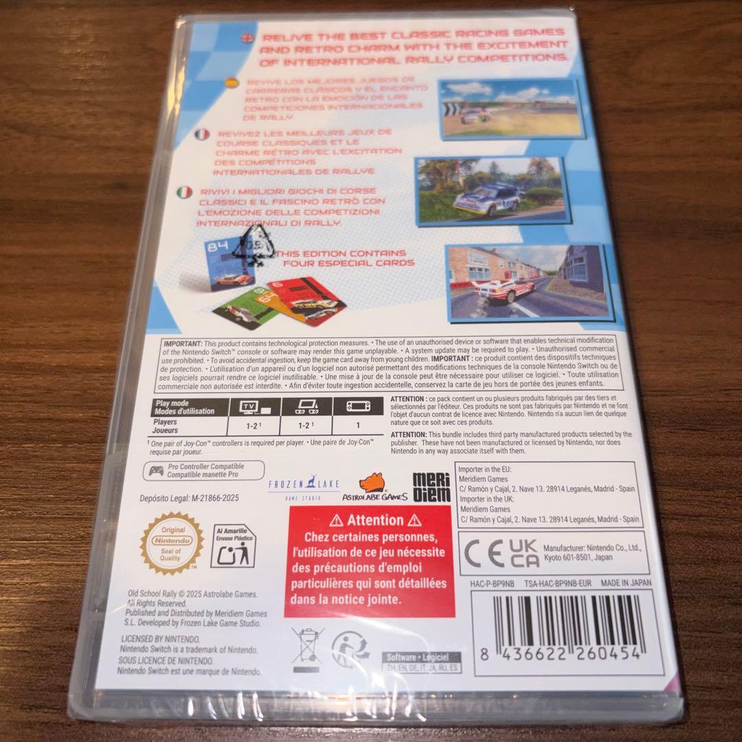 Nintendo Switch Old School Rally switch