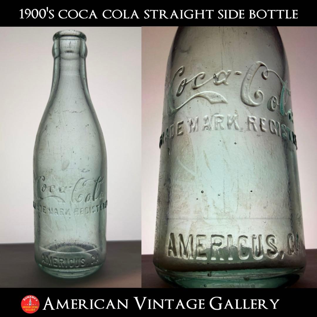 D3 1900年代 コカコーラ ボトル AMERICUS G.A 瓶