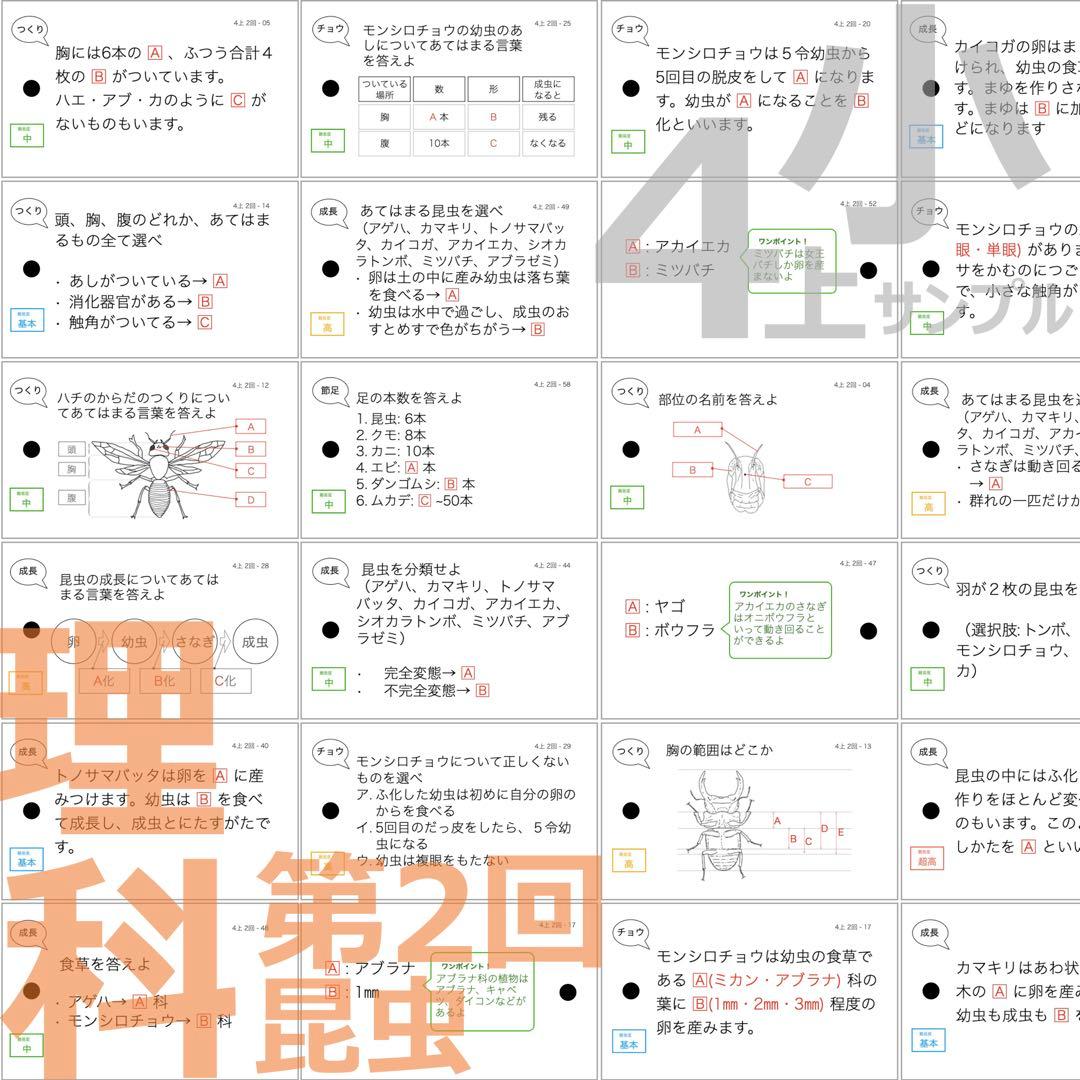中学受験【4年上全セット 社会・理科 1-19回】組分けテスト対策 予習シリーズ
