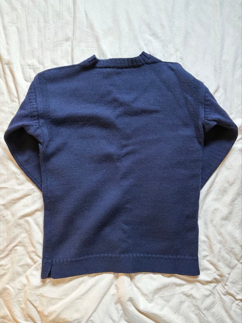 70s イギリス製 LE TRICOTEUR ガンジーニットセーター