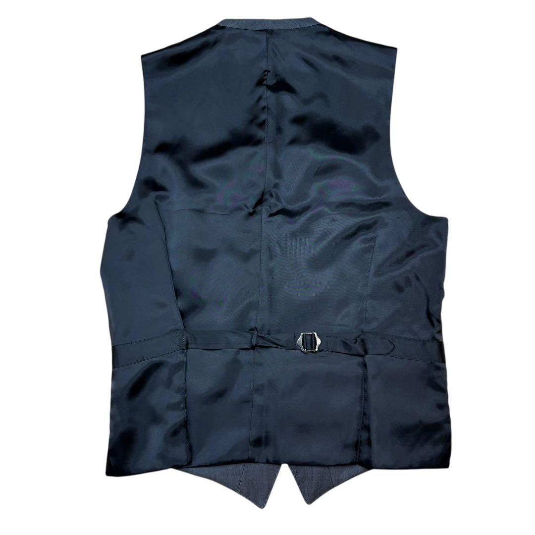 極美品 バーバリーブラックレーベル スリーピース スーツ 総裏 ロゴ総柄 38