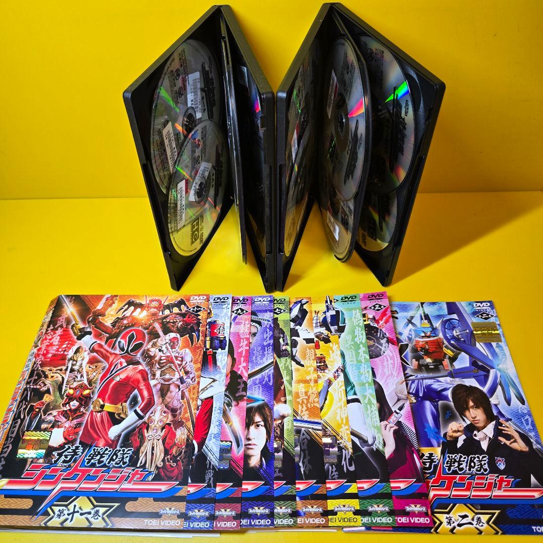 新品ケース交換済　侍戦隊シンケンジャー 全12巻+特別版　DVD全13巻セット