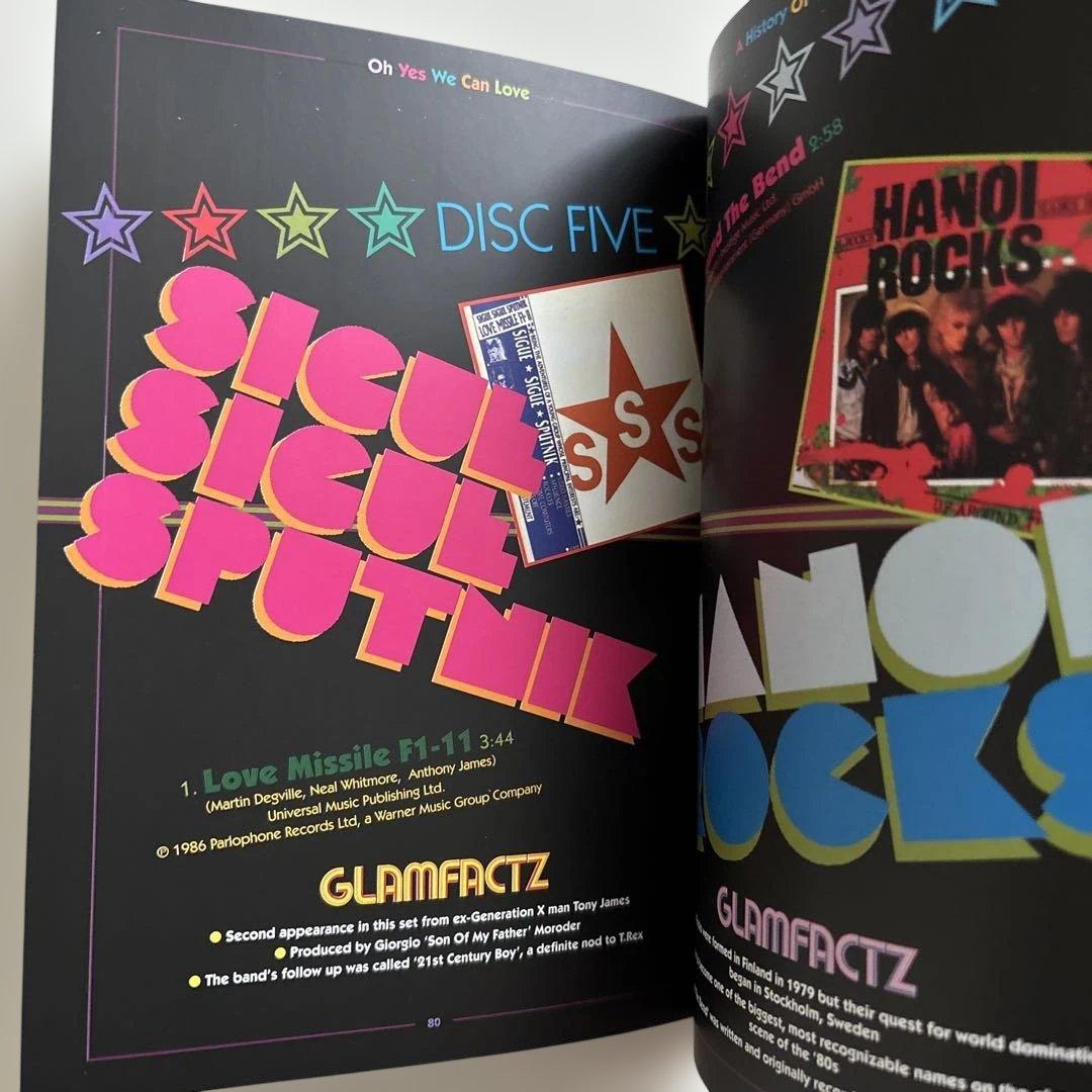 GLAM ROCK Oh yes we can love 5CD 稀少盤&本