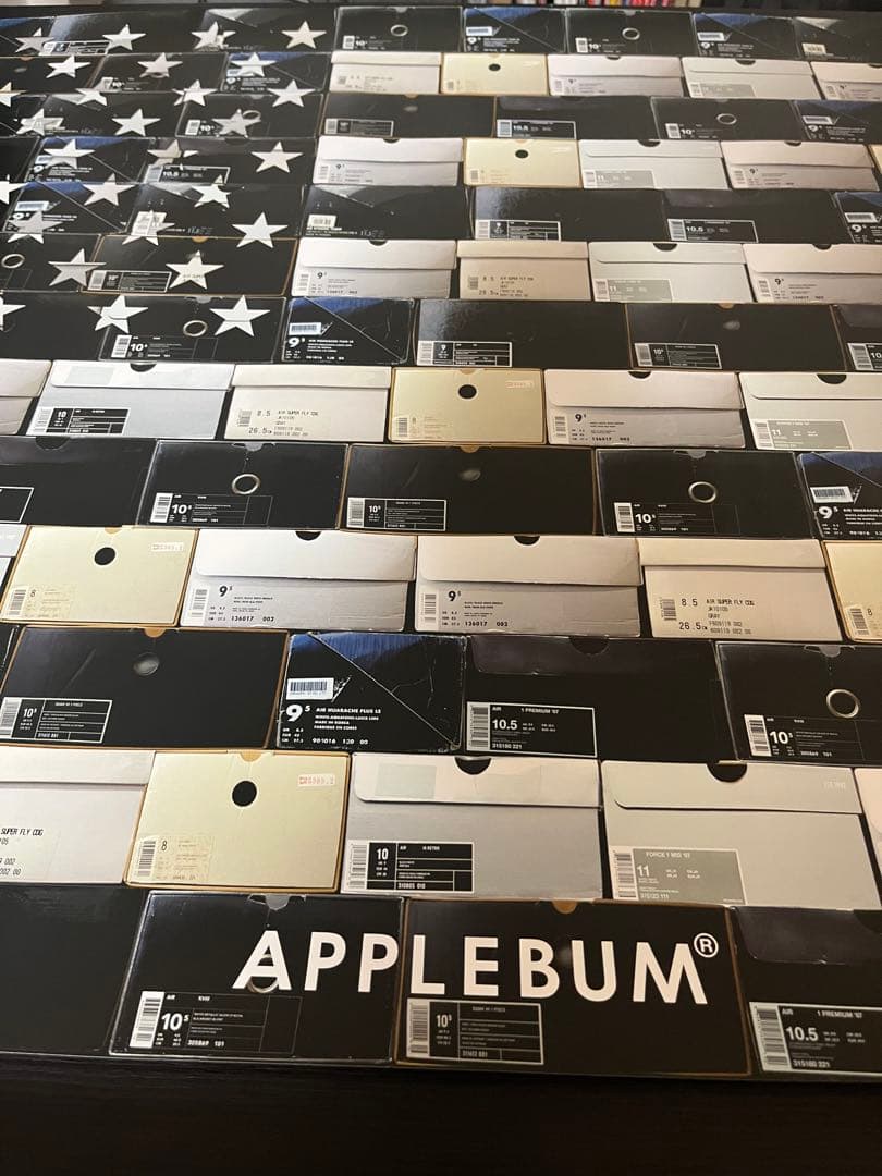 小物 APPLEBUM Black Stars and Stripes Poster