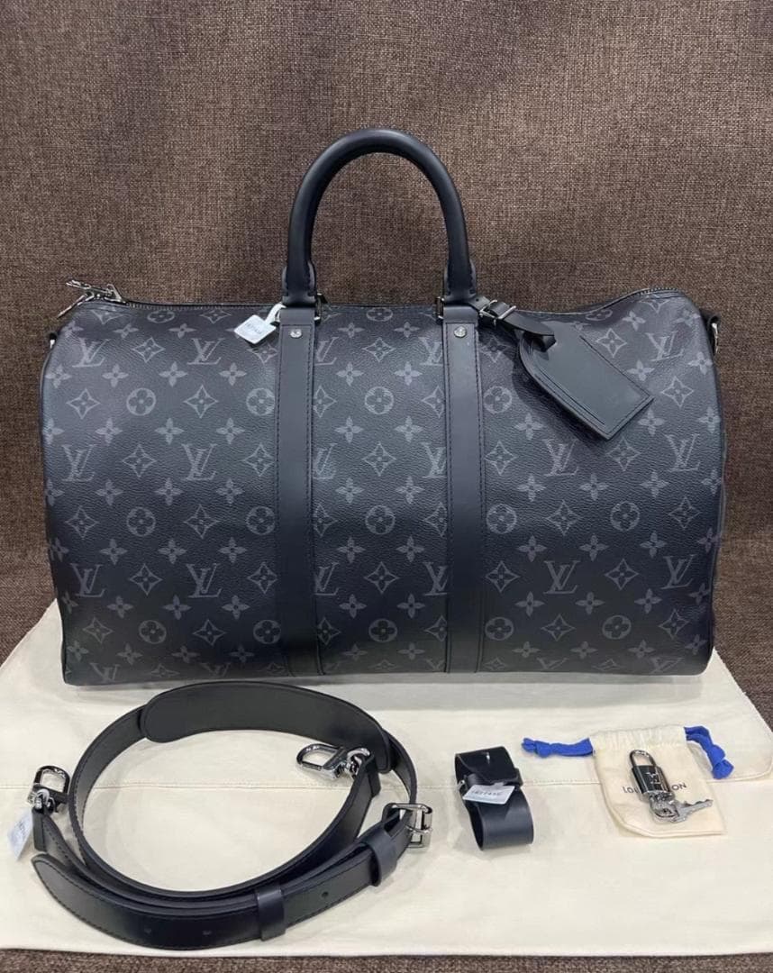 極美品 Keepall ボストンバッグ ブラック 45
