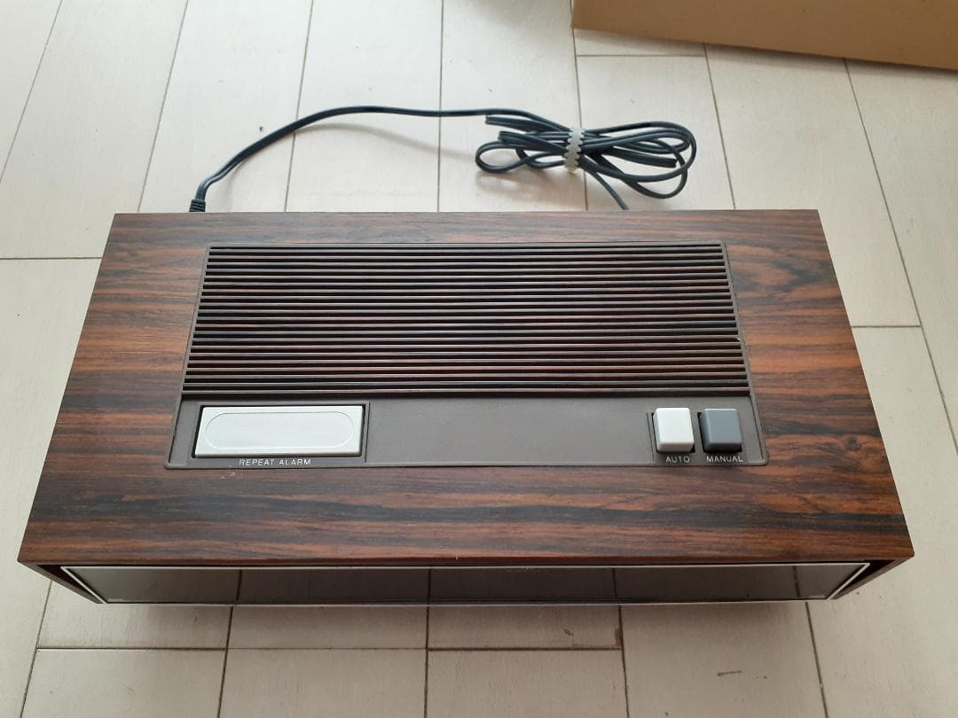 TFM－C600　元箱　取説　パタパタ時計　ラジオ　SONY　ソニー