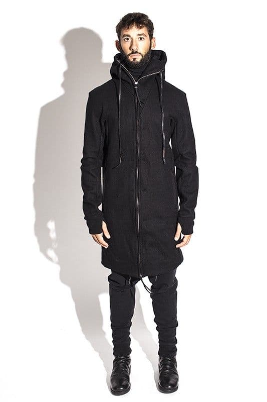 ジャケット・アウター boris bidjan saberi zipper3 black