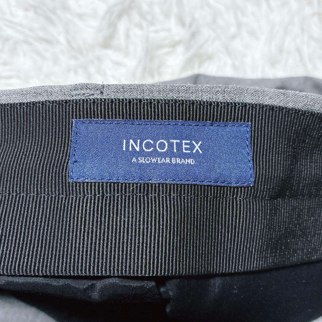 新品・タグ付き⭐️インコテックス　スラックス　テクノウール　ストレッチトラウザー