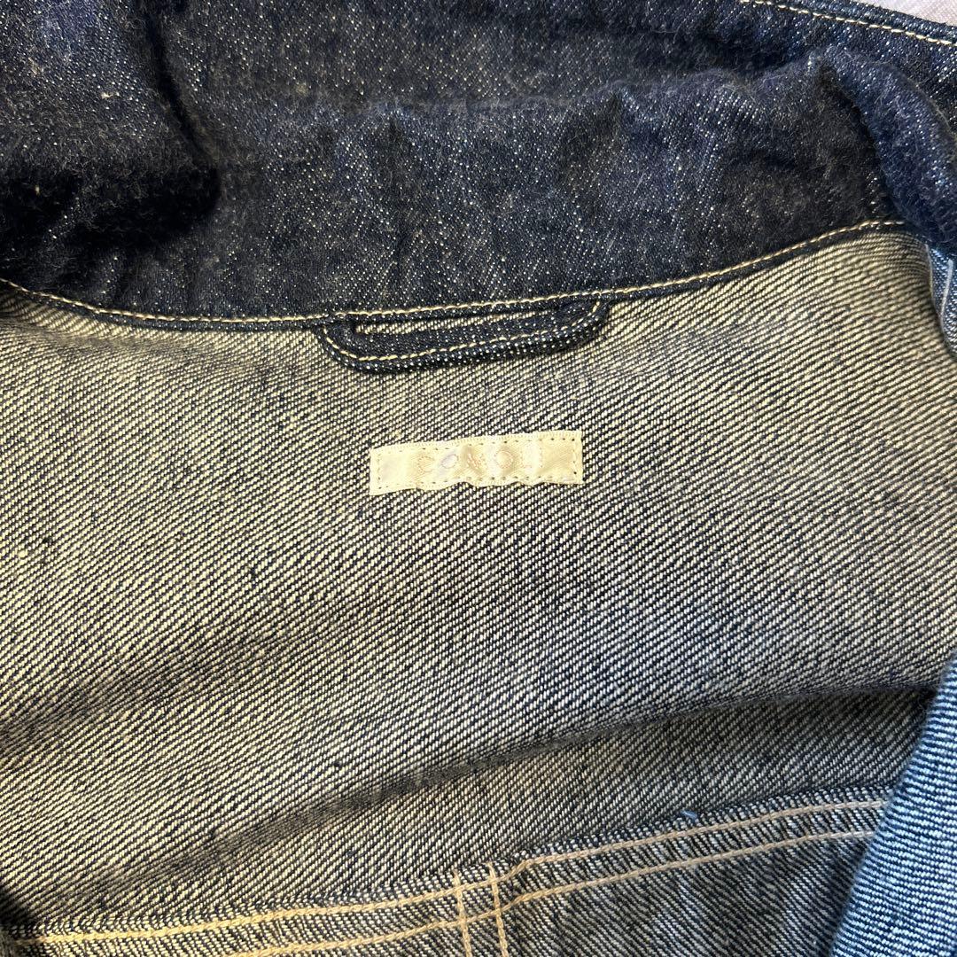 美品　タグ付き　COMOLI デニムジャケット サイズ3 ネイビー