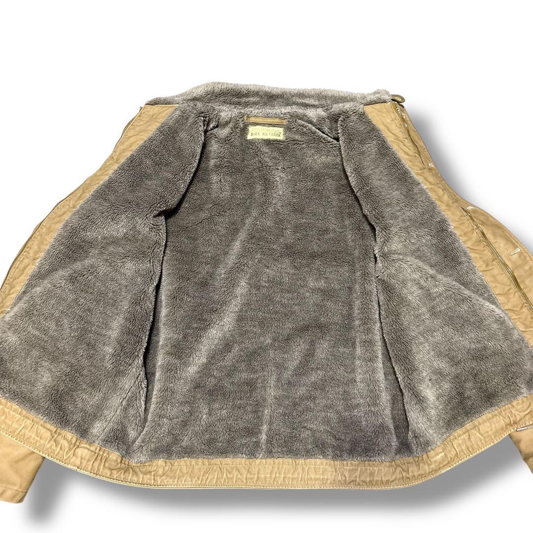 BUZZ RICKSON’S N-1 デッキジャケット USN ブラウン XXL