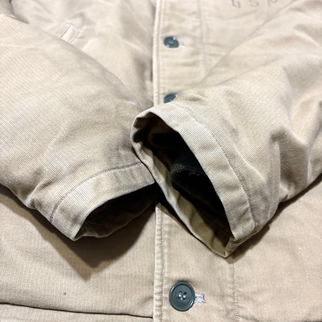 BUZZ RICKSON’S N-1 デッキジャケット USN ブラウン XXL