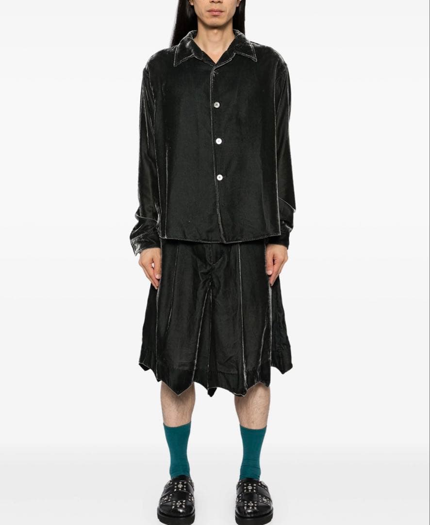 パンツ MASU VELVET BAT SHORTS