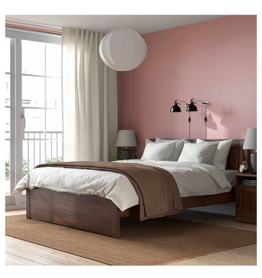 ダブルベッドフレーム IKEA