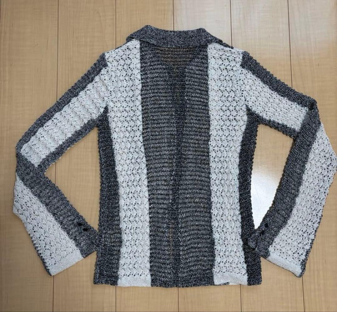 値下げ！美品　新品　anuke アンヌーク ミックスニットシャツ