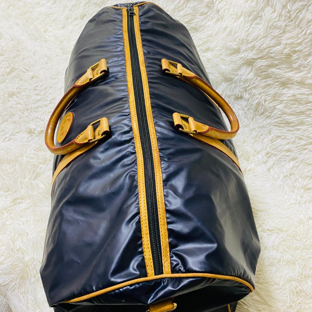 人気 ハンティングワールド 大容量 バチューサー ボストンバッグ ロゴ