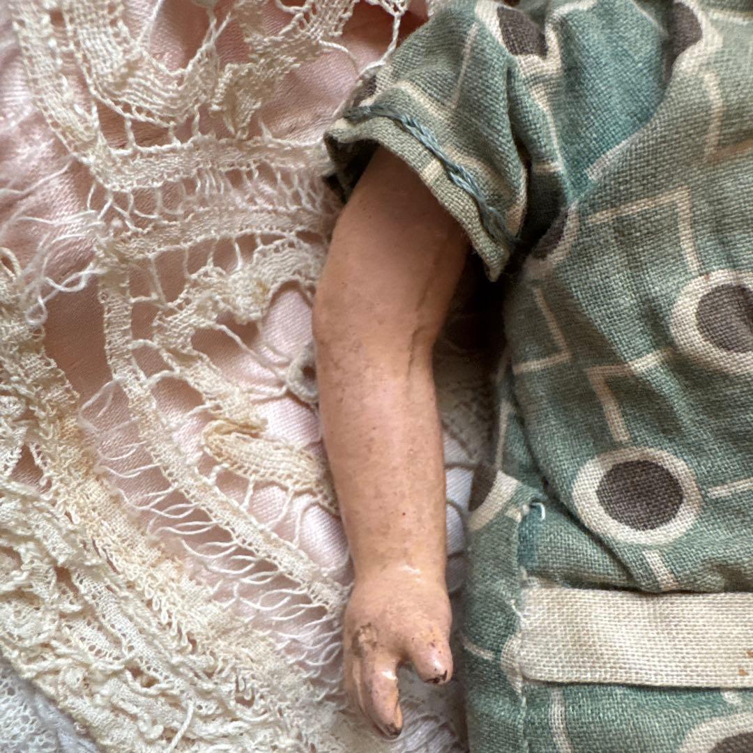 フランスアンティークドール　ビスクヘッドドール　ミニョネット　フレンチドール