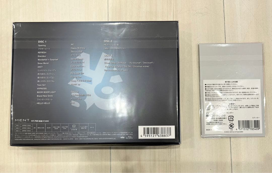  Man  Labo. Blu-ray、ステッカーセット　スノーマン