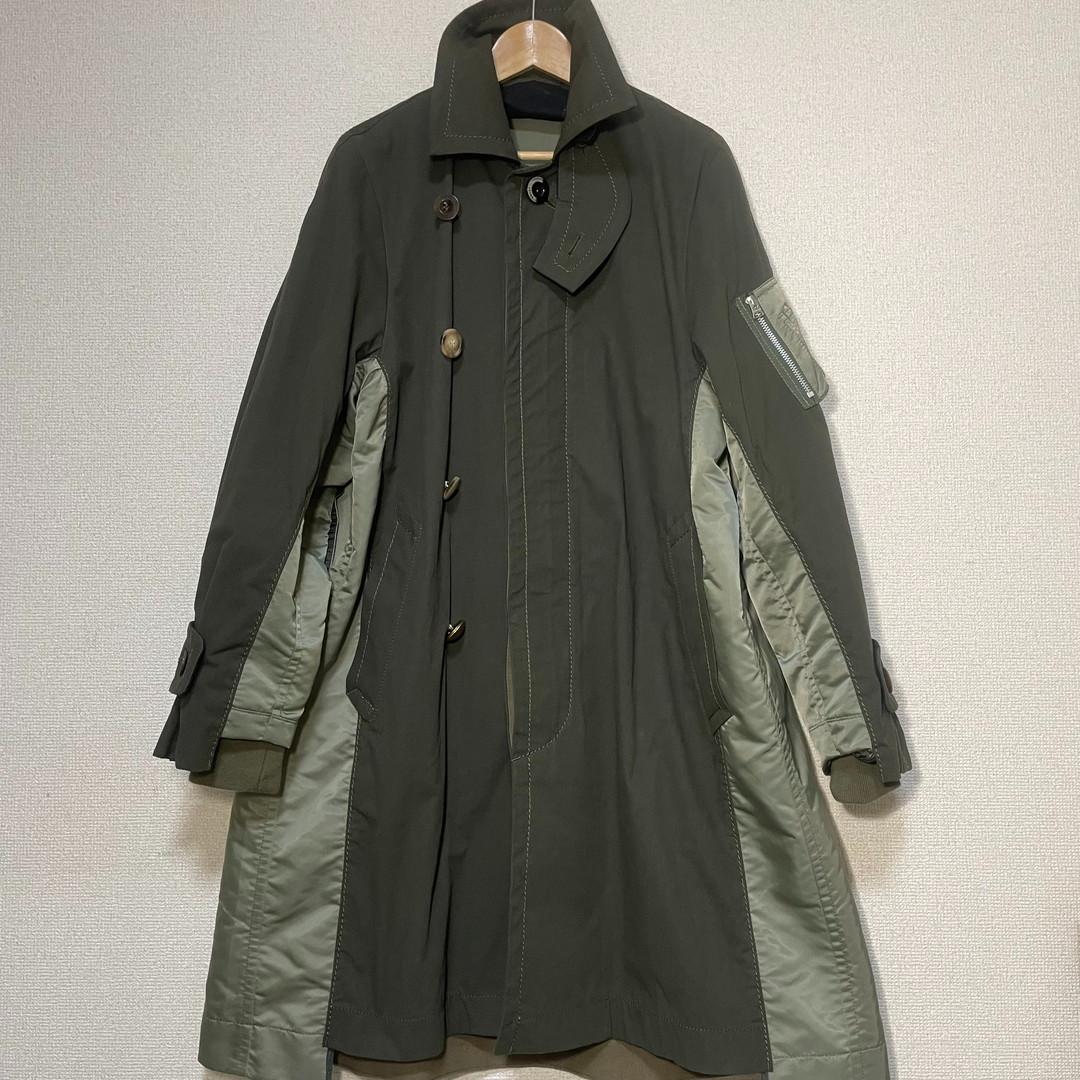 sacai サカイ　MA1ドッキング　ミリタリー　コート