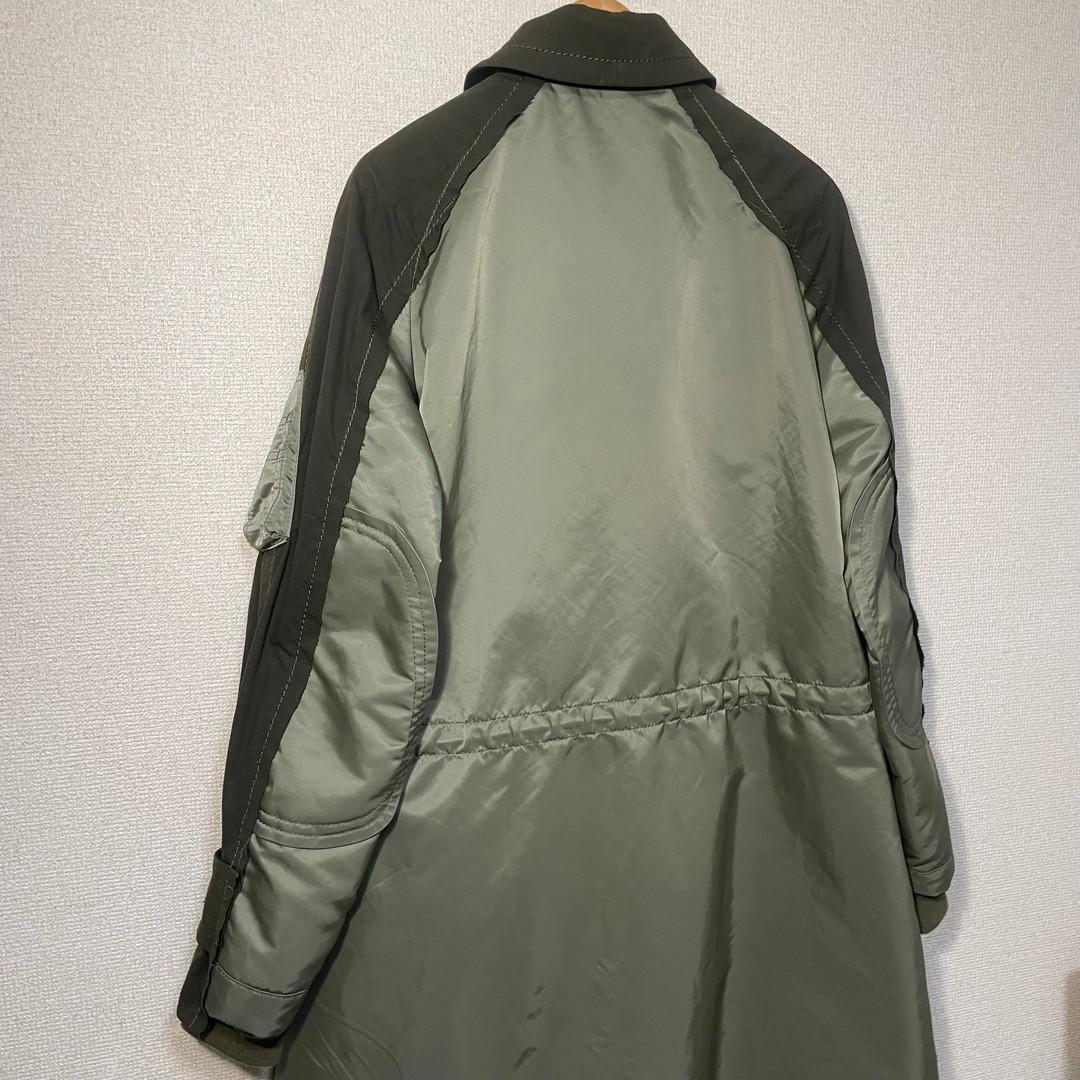 sacai サカイ　MA1ドッキング　ミリタリー　コート
