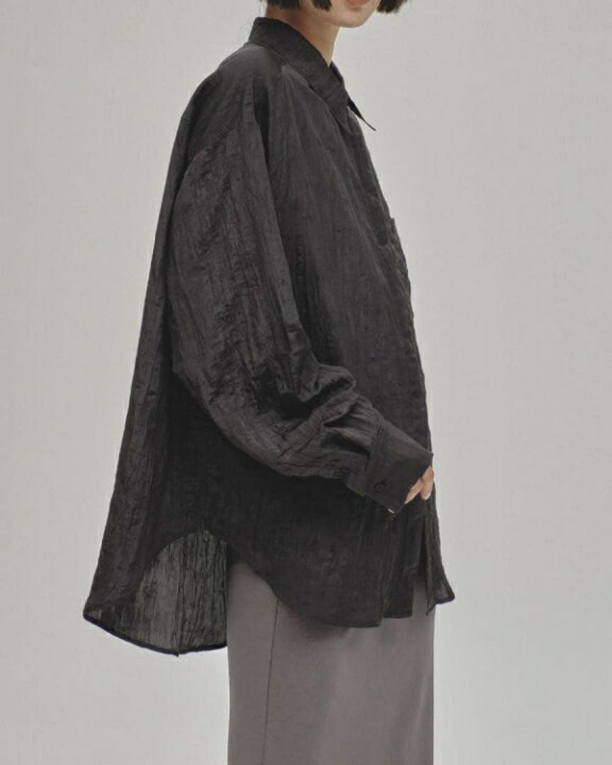 トップス todayful Crape Satin Shirts