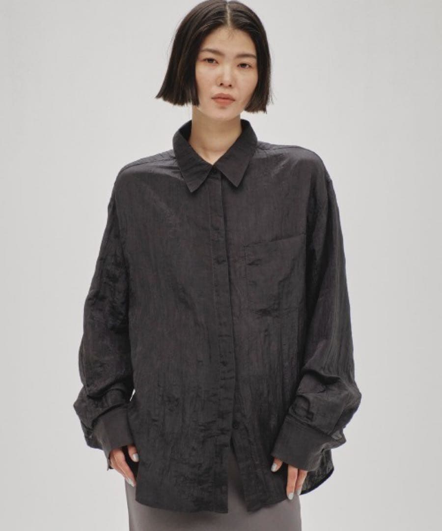 トップス todayful Crape Satin Shirts