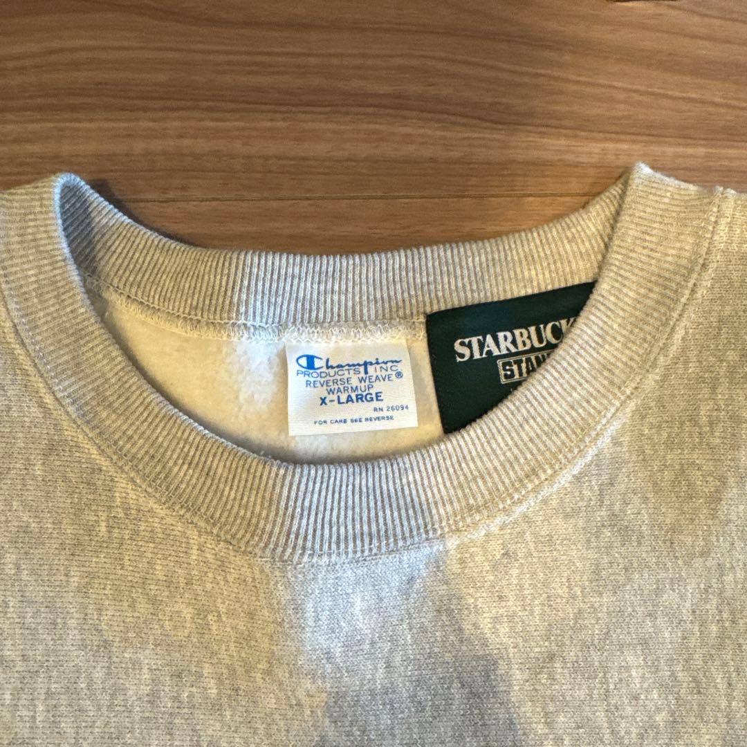 STARBUCKS STAND by BEAMS Champion スウェット