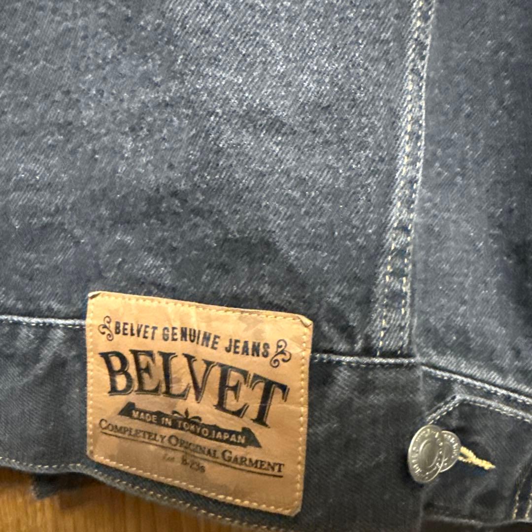 BELVET メイドインジャパン デニムジャケット ブラックデニム