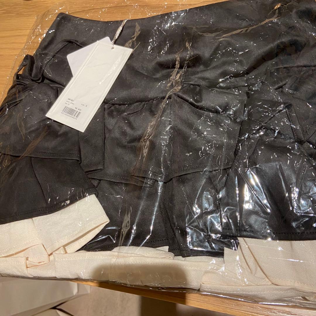 Mサイズ Mel gather skirt black andmary