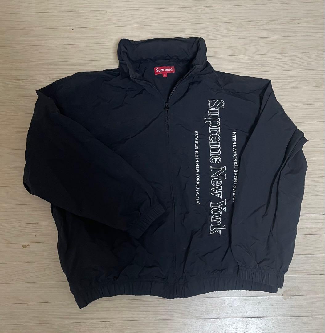 Supreme ブラック ナイロンジャケット Mサイズ