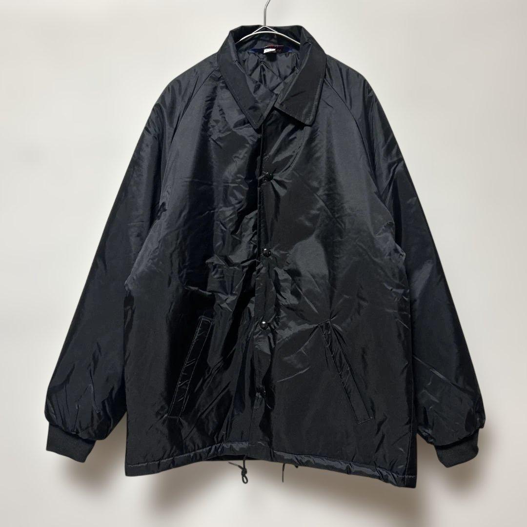 希少90s USA製 コーチジャケット ブラック 黒