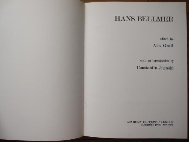 THE DRAWINGS OF　HANS BELLMER　ハンス・ベルメール