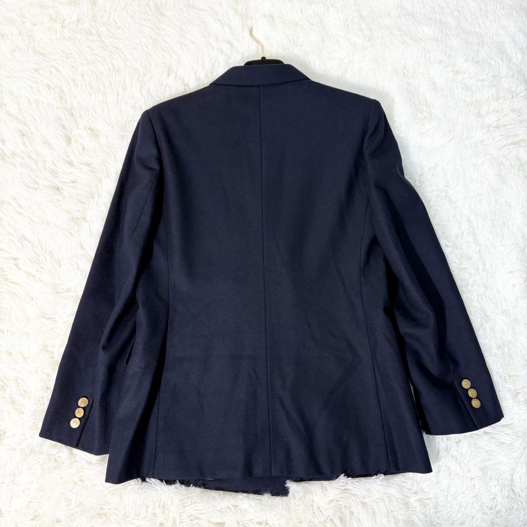 Burberrys バーバリーズ スカートスーツ 紺ブレ 金ボタン ダブル