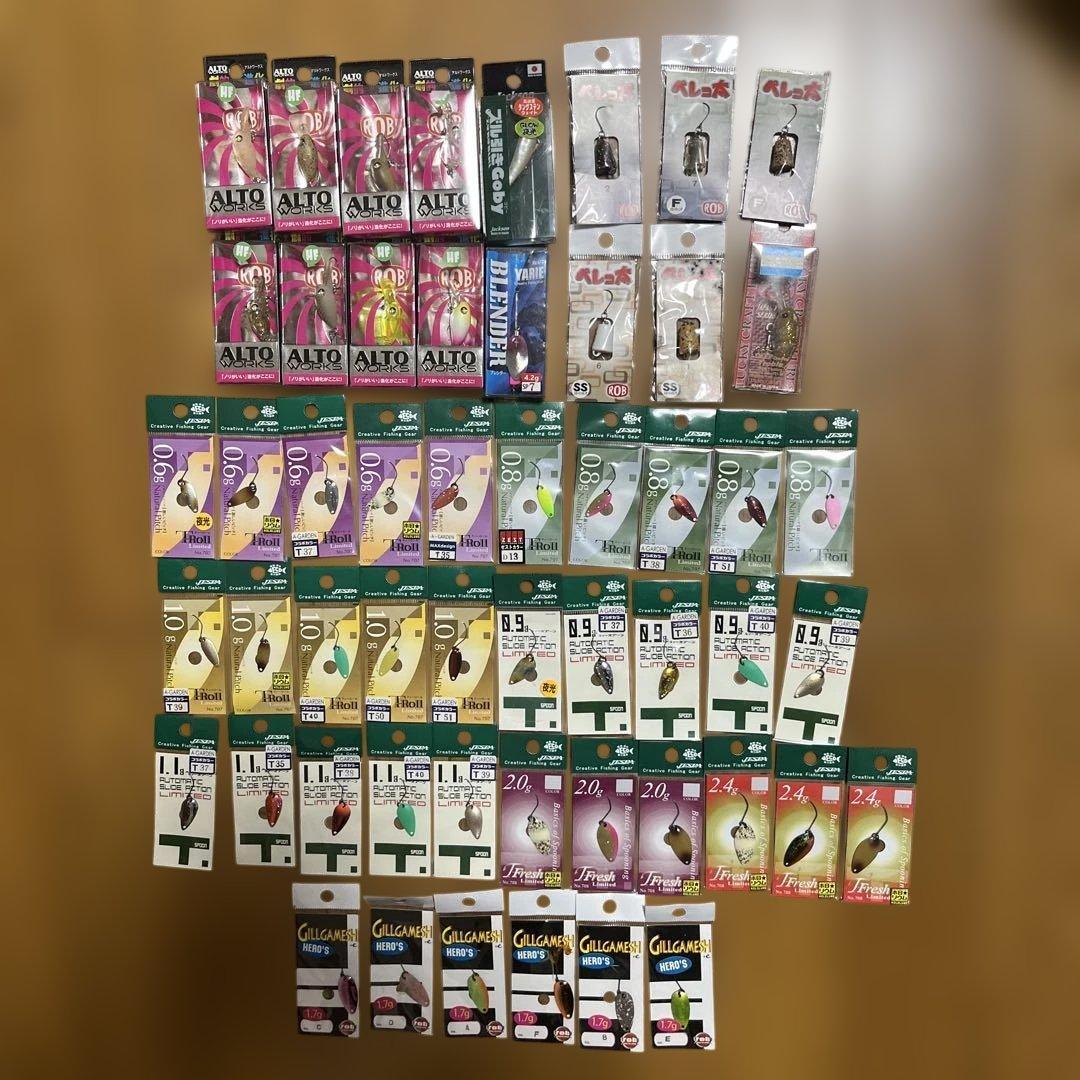 早い者勝ち　新品未使用品　トラウトエリア用ルアー　53個セット