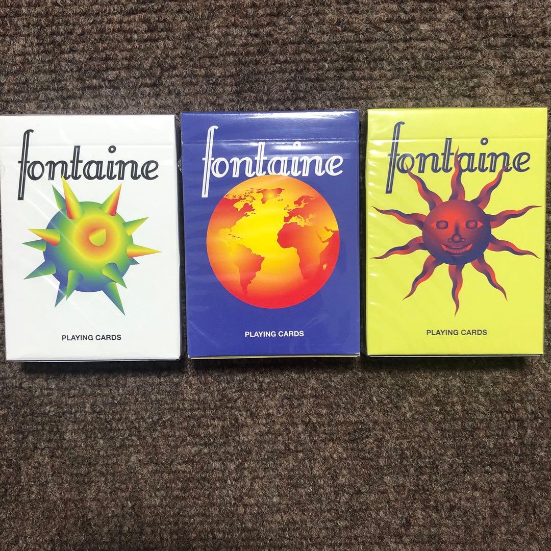 fontaine 5000s トランプ　3セット