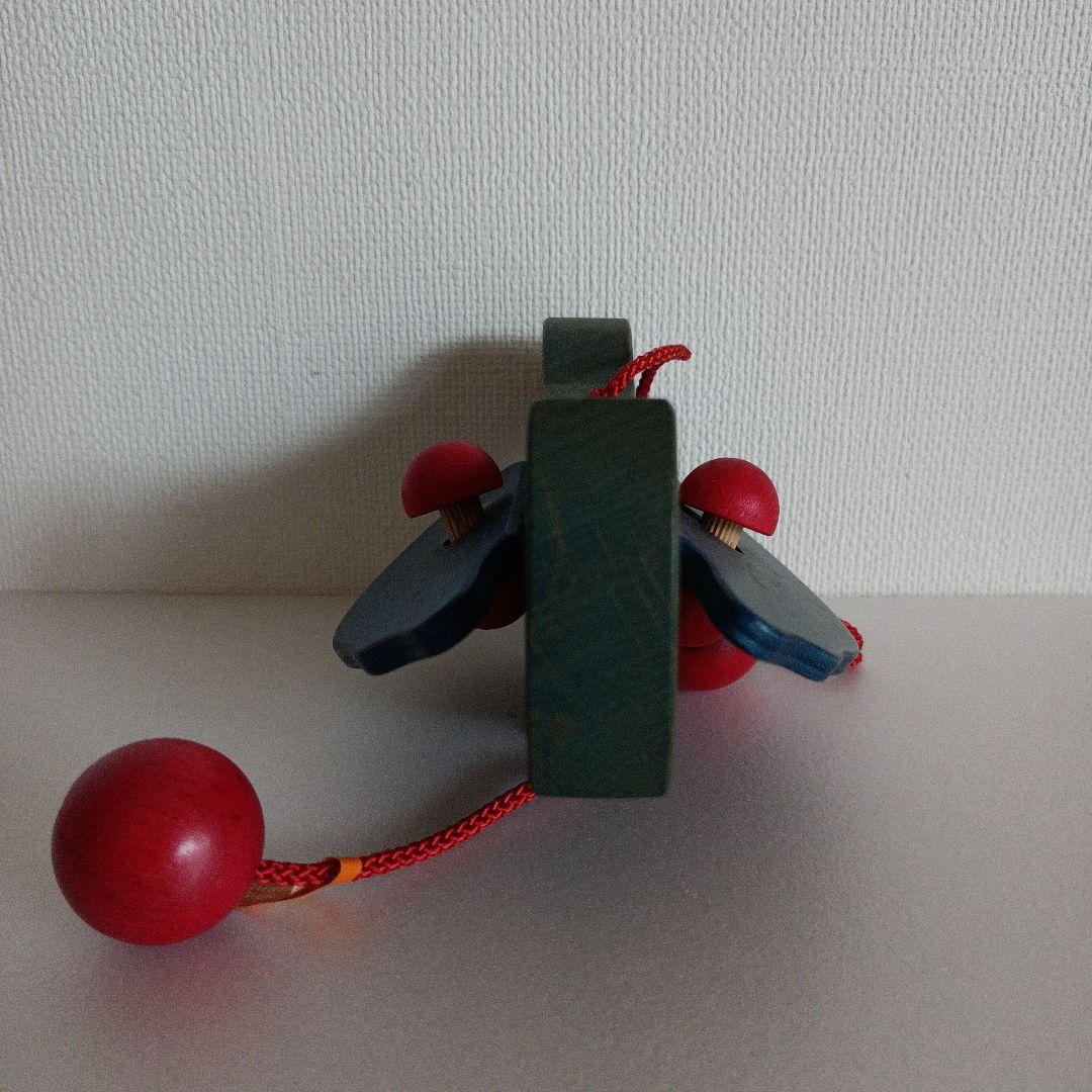 モビール 木製 鳥(赤ボール) ドイツ製 ブライトシュベルツ社 希少品