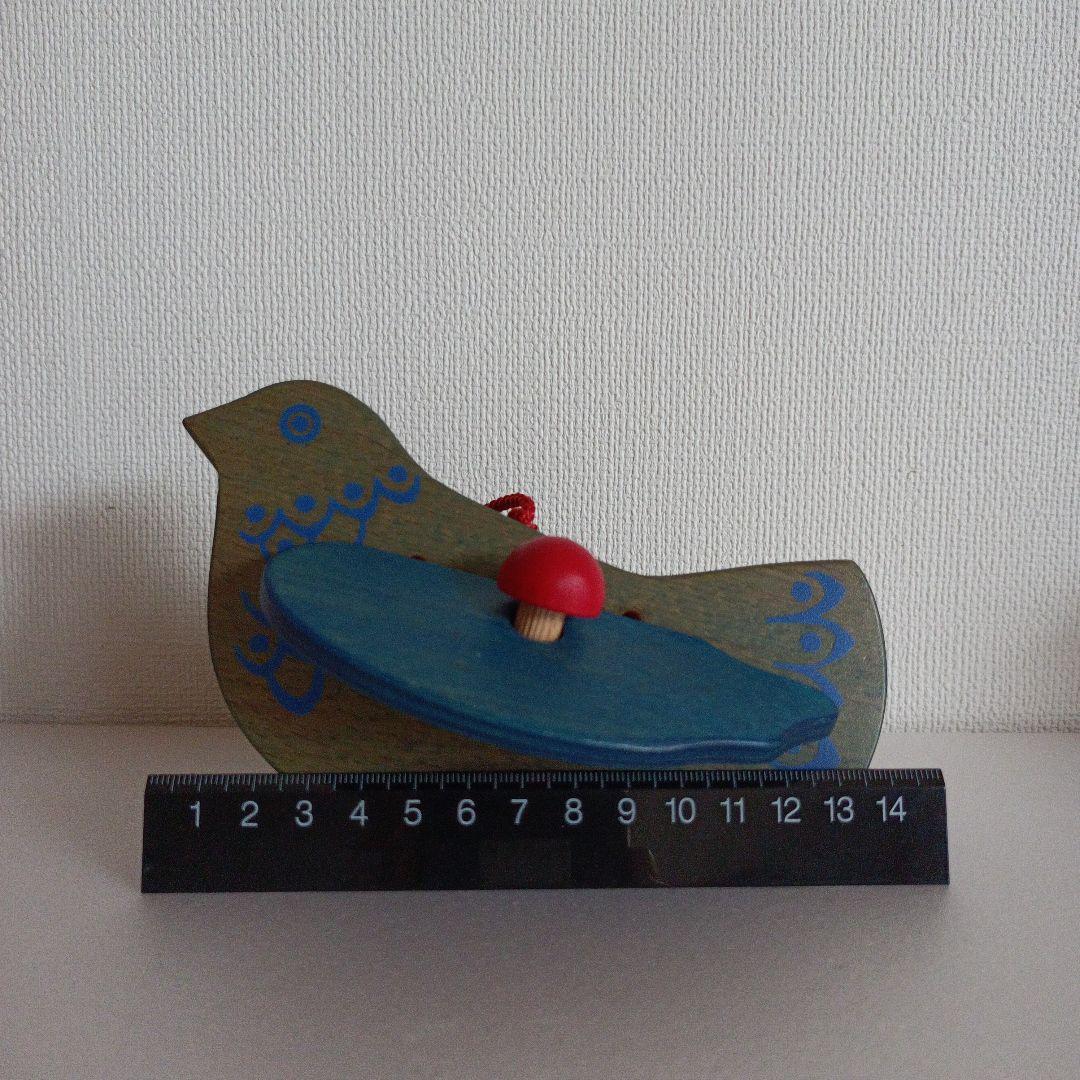 モビール 木製 鳥(赤ボール) ドイツ製 ブライトシュベルツ社 希少品