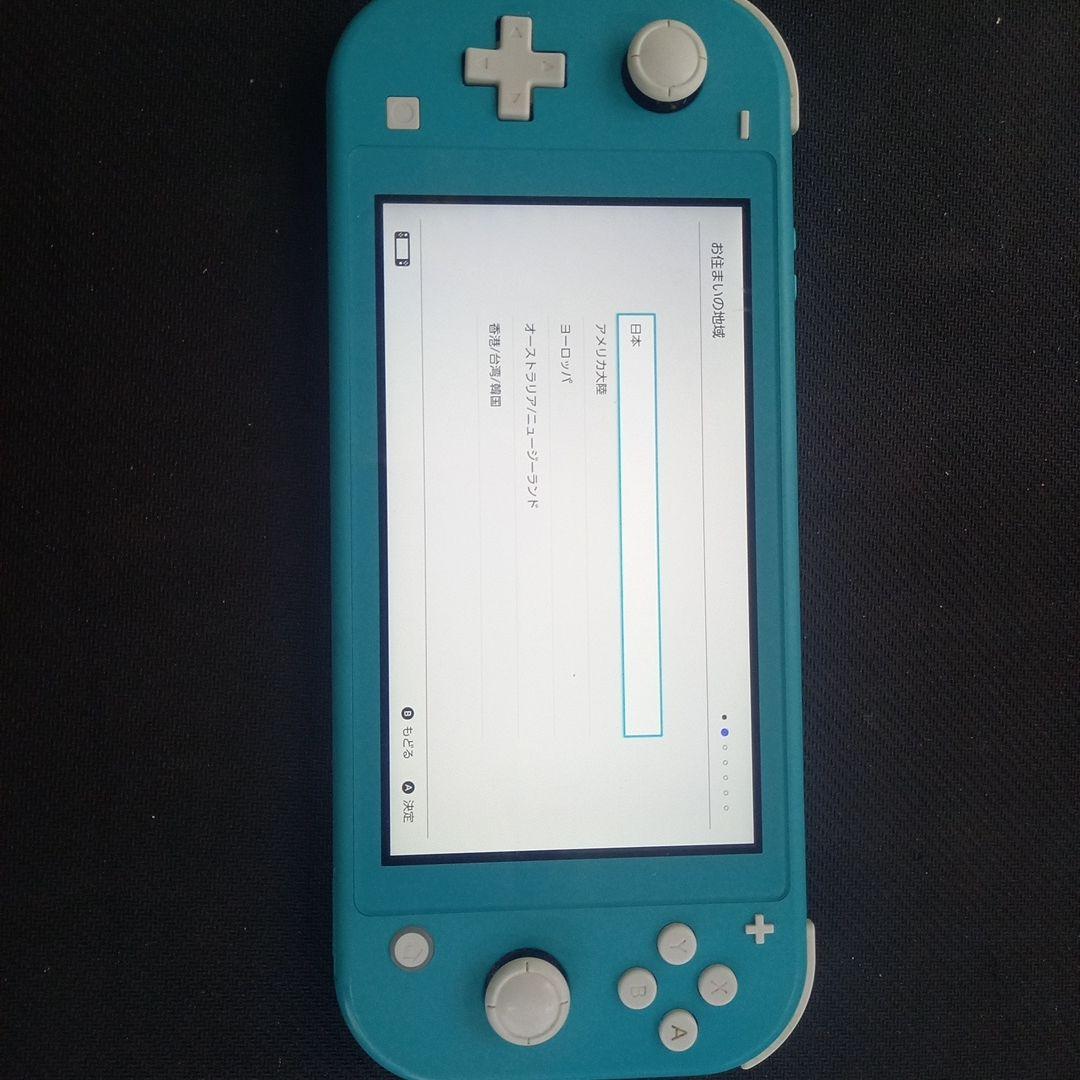 Switchライト　ターコイズ　ジャンク