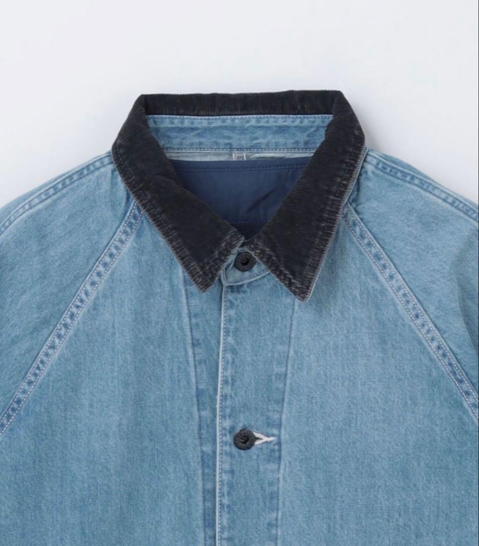 PAYDAY×6 roku別注カバーオール 襟付きデニムジャケット コーデュロイ