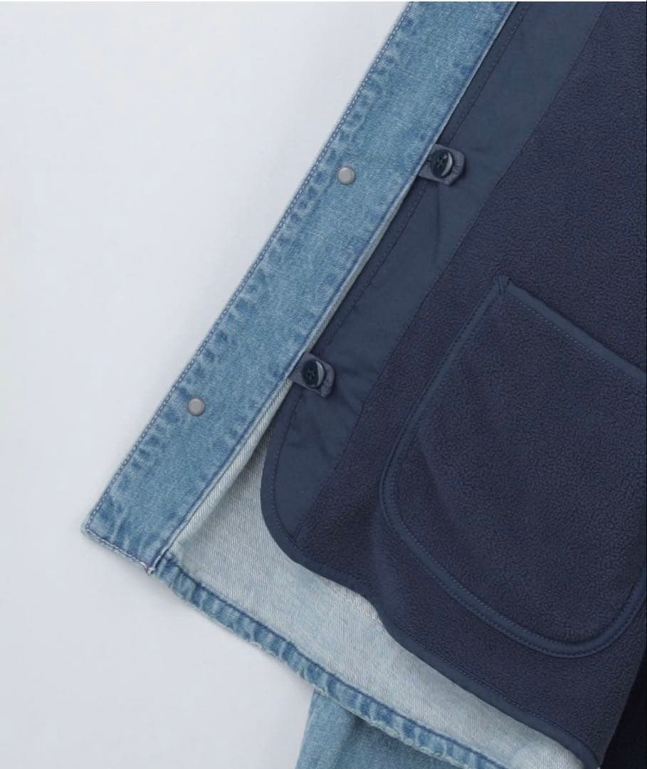 PAYDAY×6 roku別注カバーオール 襟付きデニムジャケット コーデュロイ