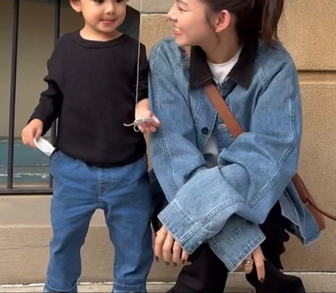 PAYDAY×6 roku別注カバーオール 襟付きデニムジャケット コーデュロイ