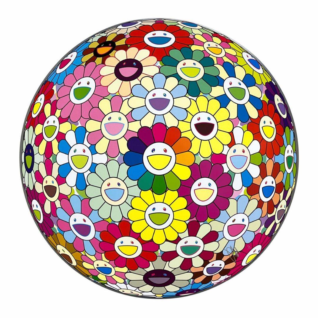 村上隆 エディションサイン入りポスター マルチバース、フラワー