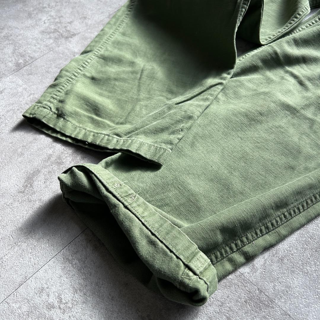 60s アメリカ軍 OG107 ベイカーパンツ 30×35